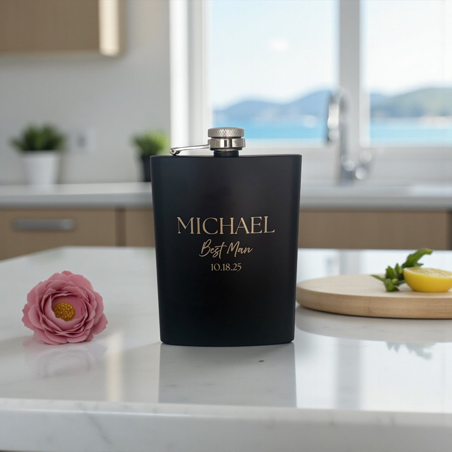 Classic Black Flask
