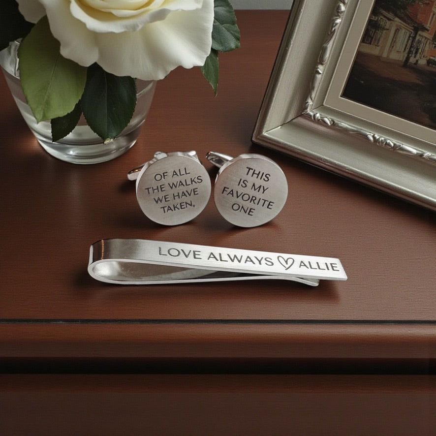 Unity Cufflink & Tie Clip Gift Set
