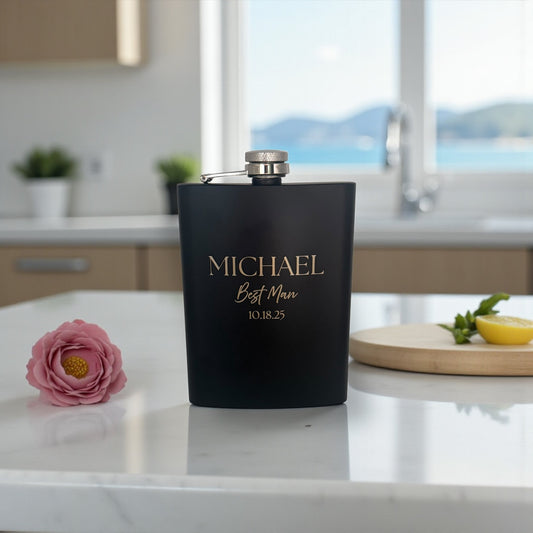 Classic Black Flask