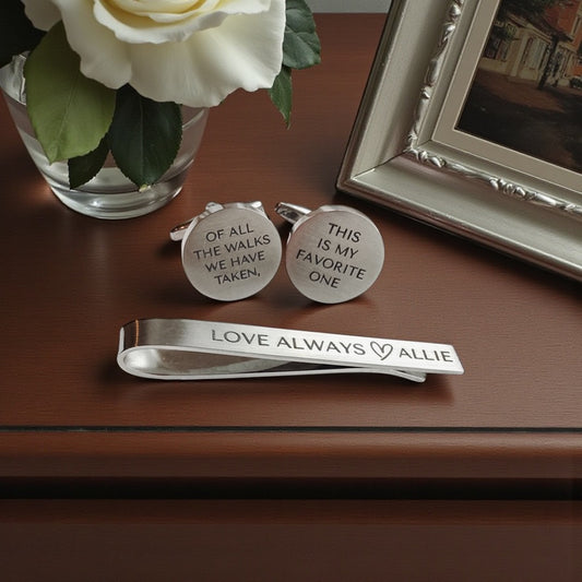 Unity Cufflink & Tie Clip Gift Set