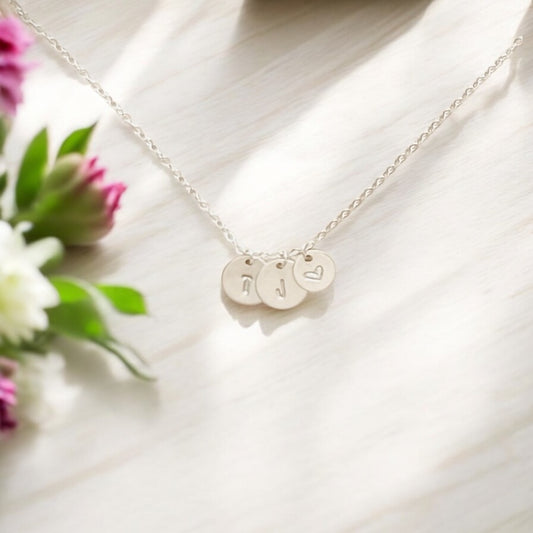 Hand-Stamped Charm Necklace